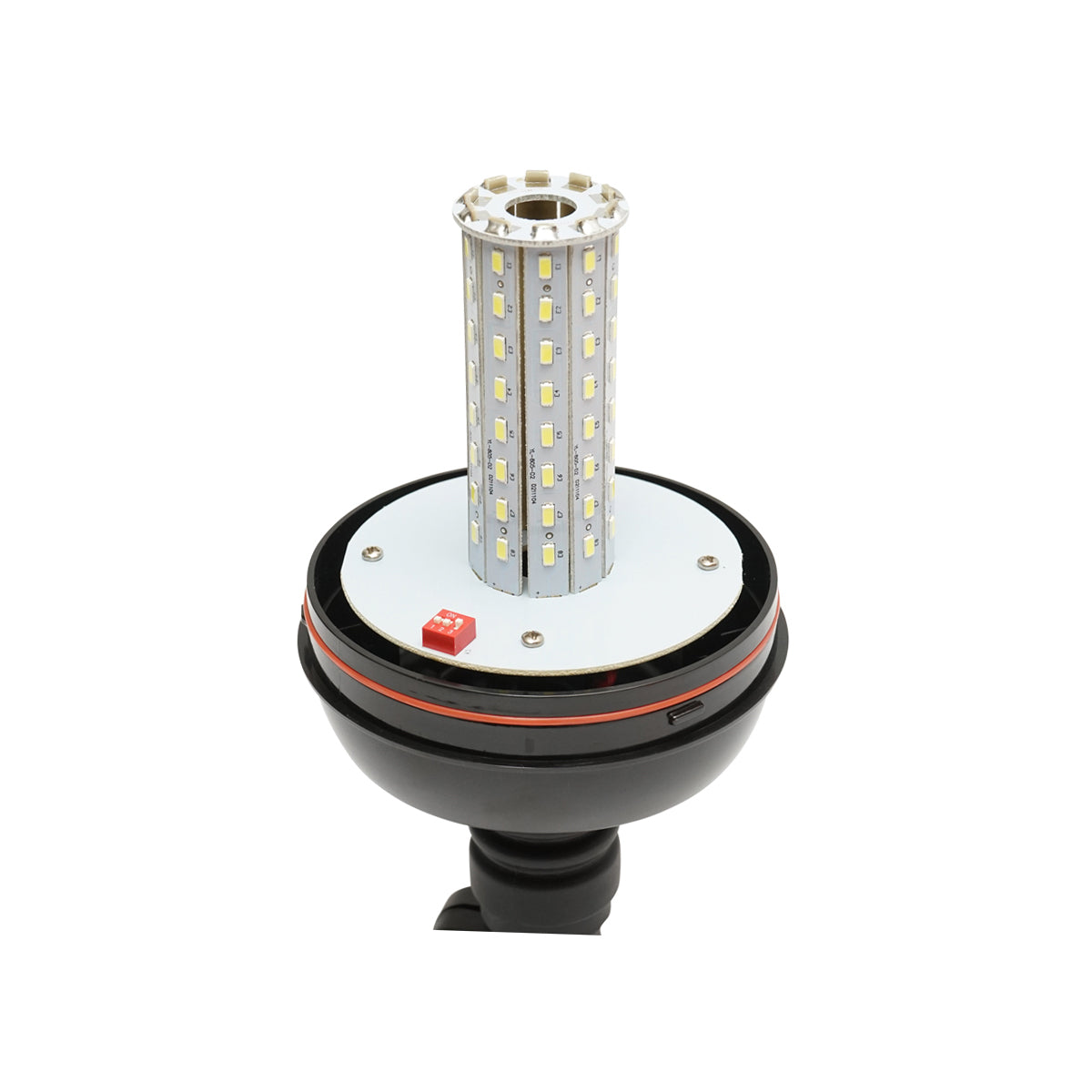 Lampeggiante LED con 80 SMD 12–24V per montaggio su piede - immagine 4