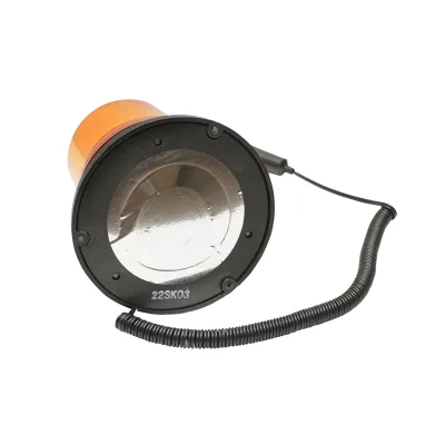 Lampeggiante LED/SMD 24V con base magnetica e spina accendisigari - immagine 2