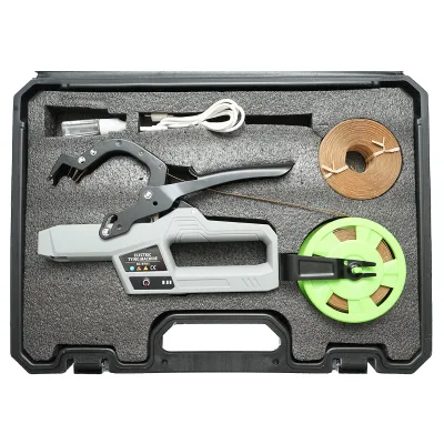 Legatrice per Vigneto, Dispositivo automatico per la legatura di viti, ortaggi e alberi da frutto, 5 W , Li-ion da 4,2 V Diametro massimo di legatura: 45 mm - immagine 4