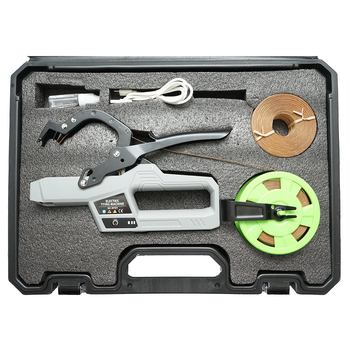 Legatrice per Vigneto, Dispositivo automatico per la legatura di viti, ortaggi e alberi da frutto, 5 W , Li-ion da 4,2 V Diametro massimo di legatura: 45 mm - immagine 4