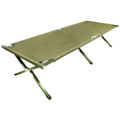 Lettino da campeggio pieghevole, verde oliva 190x66x42 cm Breckner Germany - immagine 2