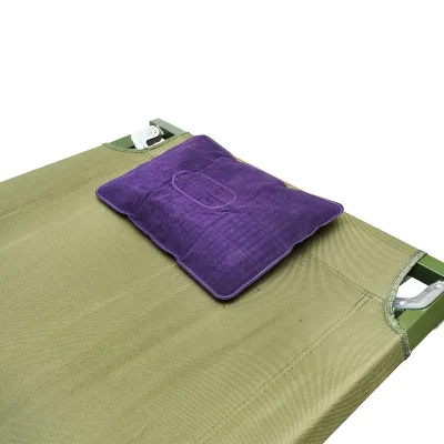 Lettino da campeggio pieghevole, verde oliva 190x66x42 cm Breckner Germany - immagine 6