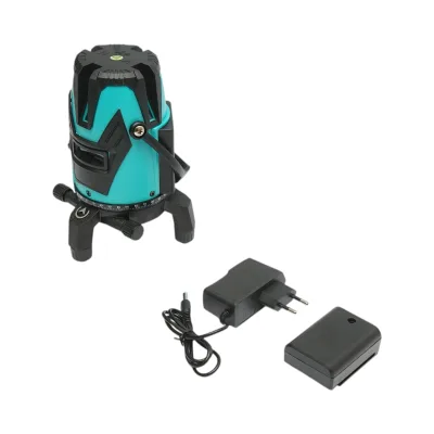 Livella laser verde a 5 linee incrociate, filettatura per treppiede da 5/8 - immagine 2