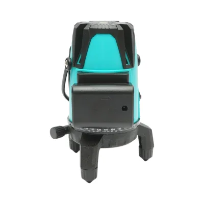 Livella laser verde a 5 linee incrociate, filettatura per treppiede da 5/8 - immagine 3