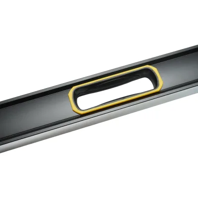 Livella magnetica in alluminio da 1000 mm, 3 bolle di livello, 2 maniglie Crownman - immagine 4