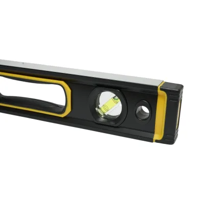 Livella magnetica in alluminio da 600 mm, con 3 bolle e 2 maniglie Crownman. - immagine 5