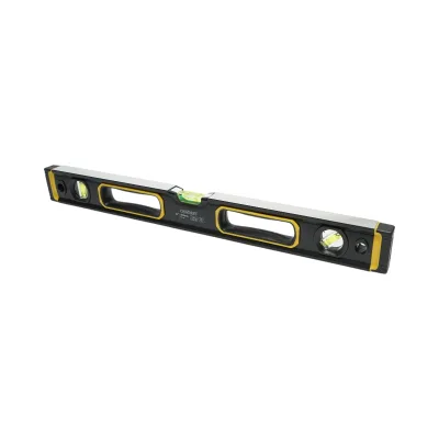 Livella magnetica in alluminio da 600 mm, con 3 bolle e 2 maniglie Crownman. - immagine 2