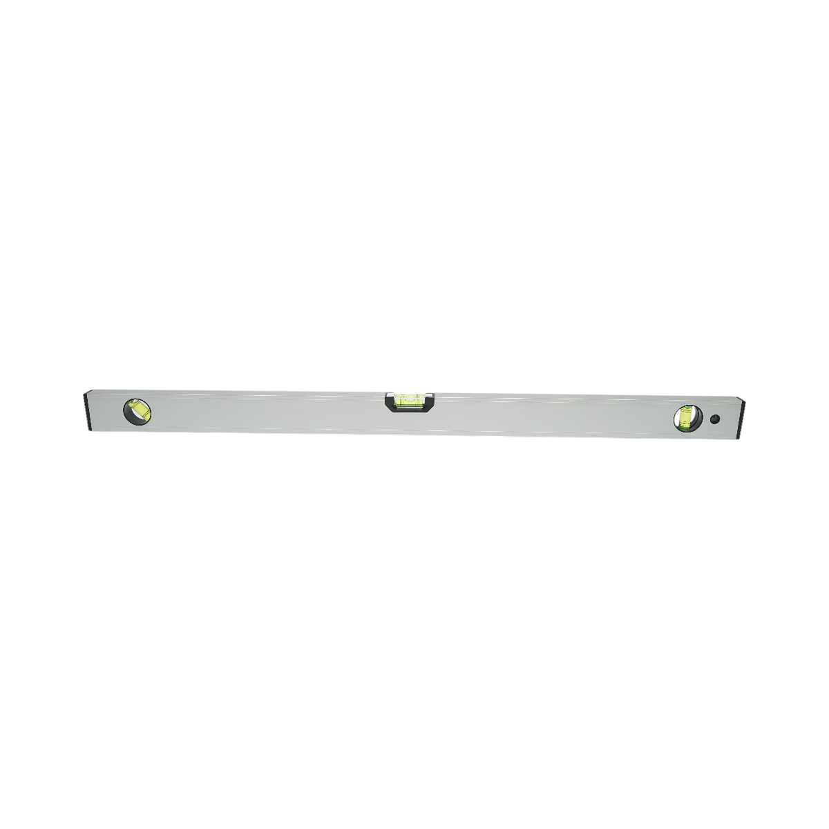 Livella magnetica in alluminio da 800 mm, con 3 bolle di livello e righello graduato da 0 a 80 cm, marca Crownman. - immagine 2