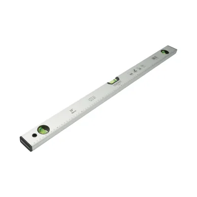 Livella magnetica in alluminio da 800 mm, con 3 bolle di livello e righello graduato da 0 a 80 cm, marca Crownman. - immagine 3