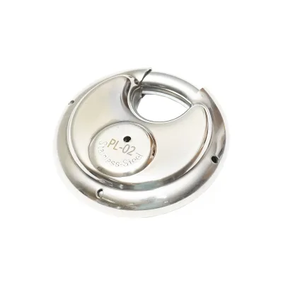 Lucchetto a disco in acciaio inox con 2 chiavi - immagine 3