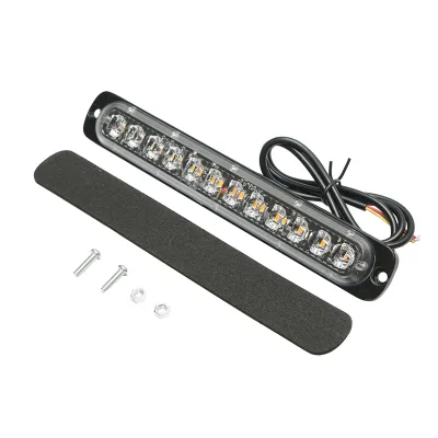 Luce di ingombro a LED 12-24V, 24W, gialla, 12 LED 190x30x12mm - immagine 2