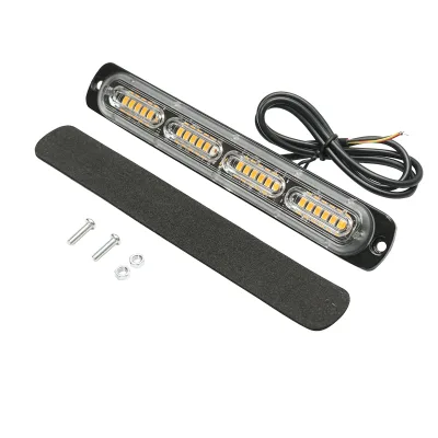 Luce di ingombro a LED 12-24V, 24W, gialla, 24 LED 190x28x10mm - immagine 2