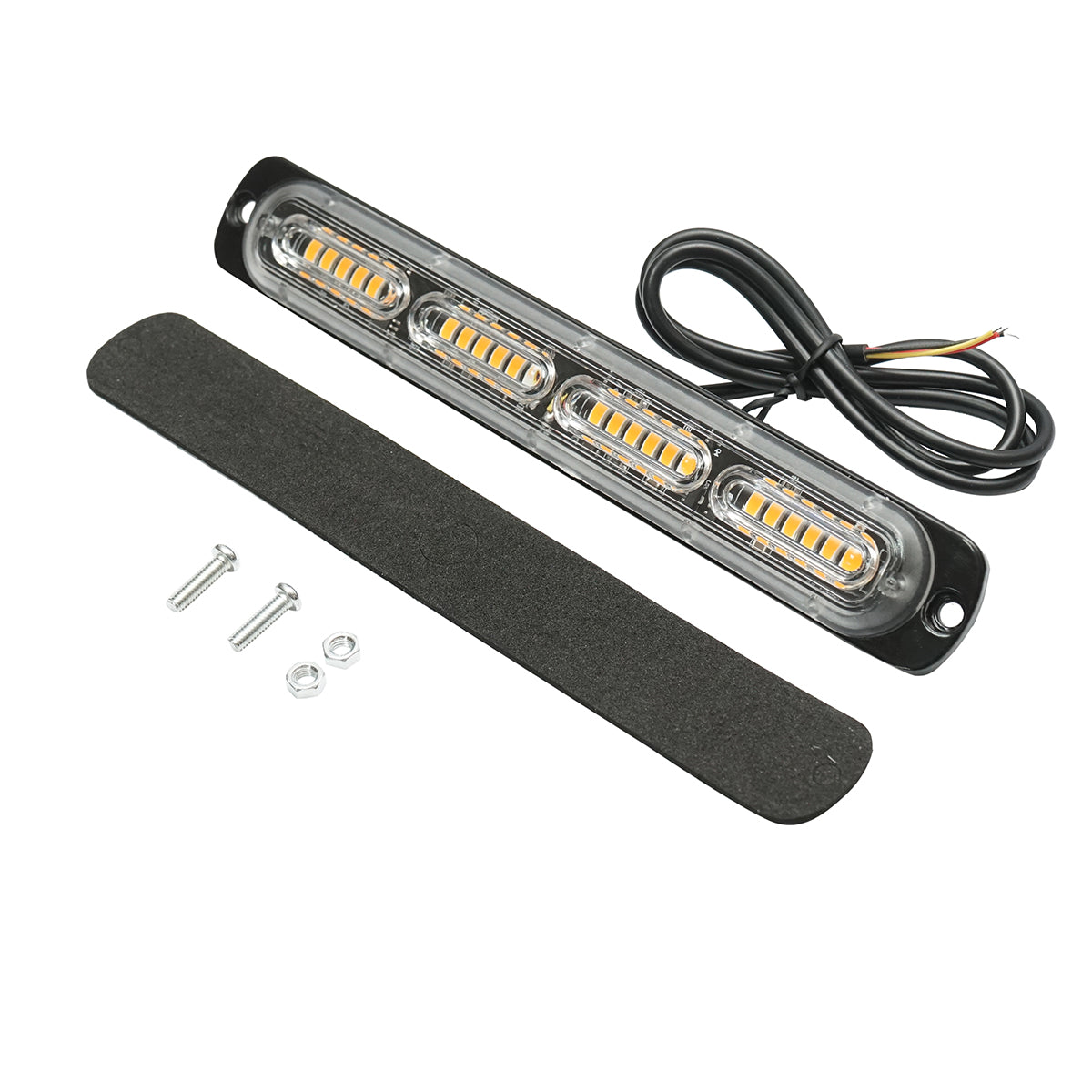 Luce di ingombro a LED 12-24V, 24W, gialla, 24 LED 190x28x10mm - immagine 2