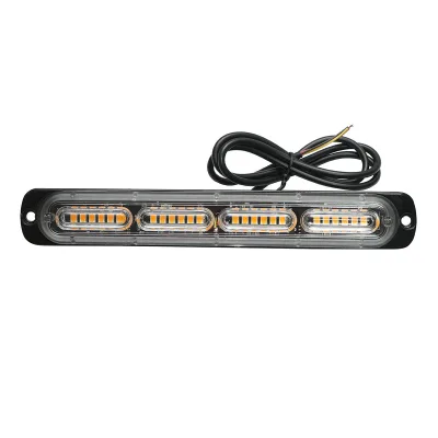 Luce di ingombro a LED 12-24V, 24W, gialla, 24 LED 190x28x10mm