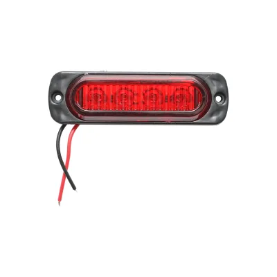 Luce di posizione laterale a LED rossa 12-24 V FR0271 Breckner Germany