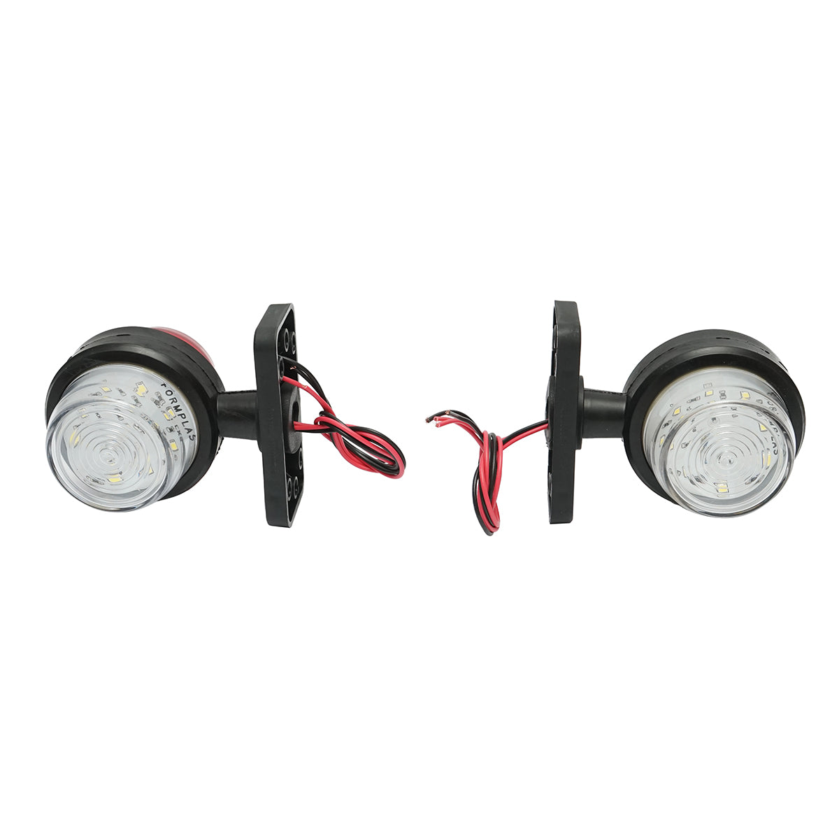 Luce di posizione laterale a LED rotante 12-24 V, bianco-rosso FR0237 Breckner Germany - immagine 2