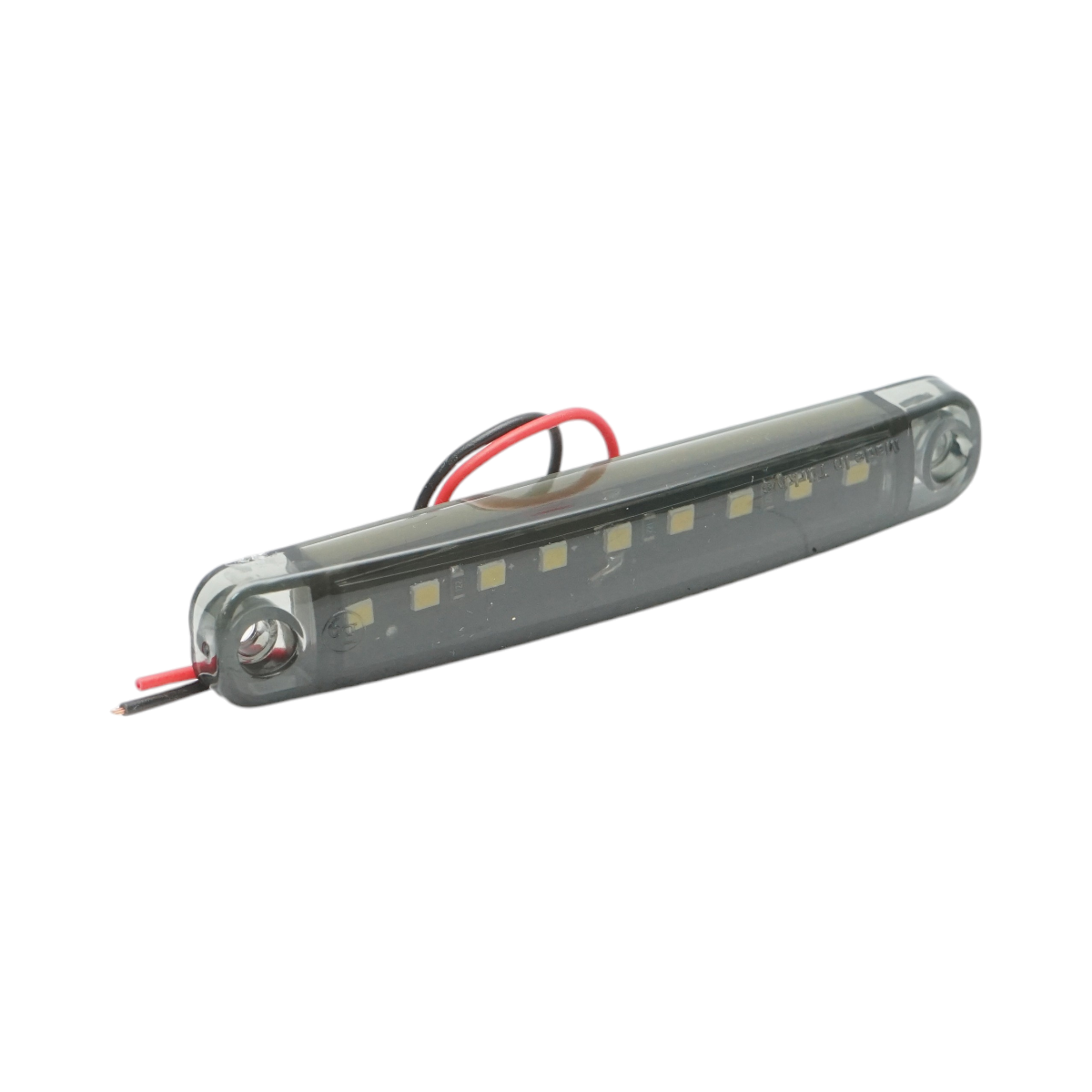 Luce di posizione laterale a LED sottile 12-24V bianco fumo 100x15x10mm FR0176 - immagine 4