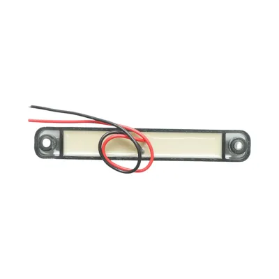 Luce di posizione laterale a LED sottile 12-24V bianco fumo 100x15x10mm FR0176 - immagine 3