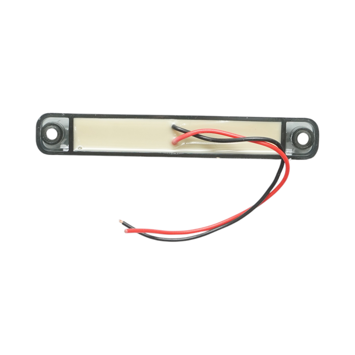 Luce di posizione laterale a LED sottile 12-24V giallo fumé 100x15x10mm FR0176 - immagine 3