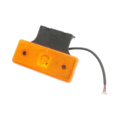 Luce di posizione laterale destra LED 12-24V gialla con supporto 110x42x7mm Breckner Germany - immagine 4