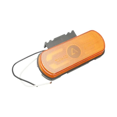 Luce di posizione laterale LED 12-24V gialla con supporto 133x53x25mm Breckner Germany - immagine 2