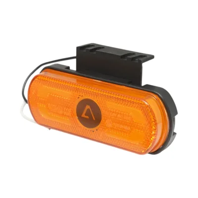 Luce di posizione laterale LED 12-24V gialla con supporto 133x53x25mm Breckner Germany - immagine 4