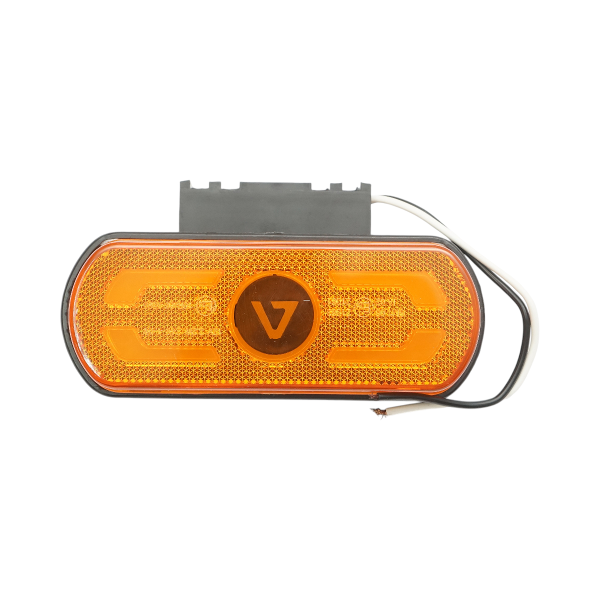 Luce di posizione laterale LED 12-24V gialla con supporto 133x53x25mm Breckner Germany