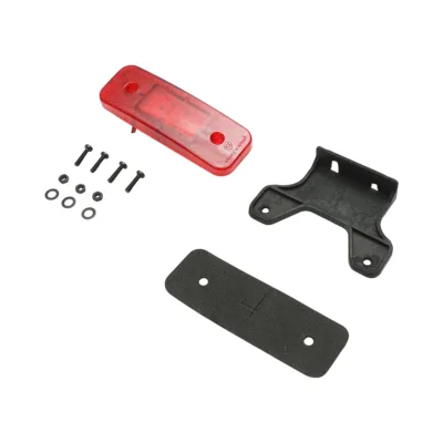 Luce di posizione laterale LED 12/24V rossa con supporto 115x40x15mm Breckner Germany - immagine 2