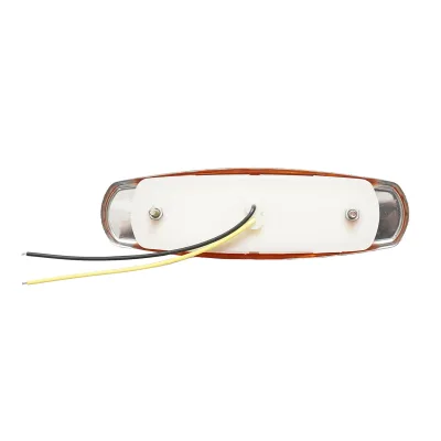 Luce di posizione laterale LED 24V, gialla 12 LED 155x46x13mm - immagine 3