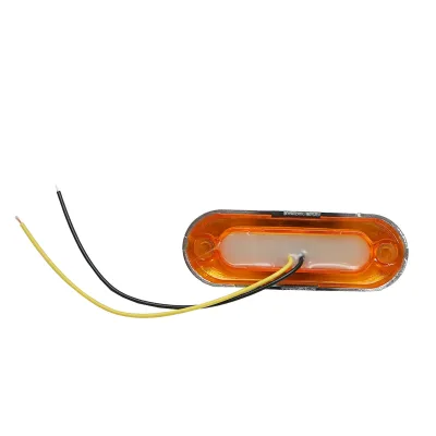 Luce di posizione laterale LED 24V, gialla 93x32x15mm - immagine 3