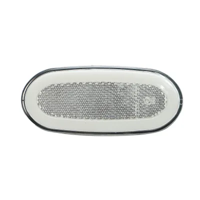 Luce di posizione laterale ovale a LED al neon 12V, bianca 105x46mm per Mercedes Sprinter, VW Crafter Breckner Germany