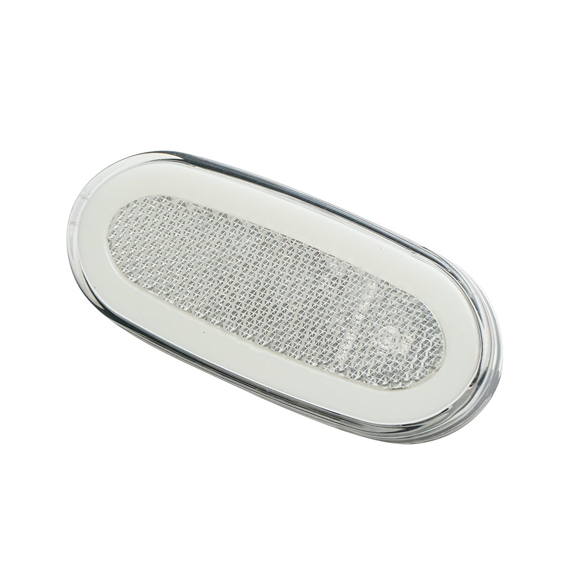 Luce di posizione laterale ovale a LED al neon 12V, bianca 105x46mm per Mercedes Sprinter, VW Crafter Breckner Germany - immagine 2