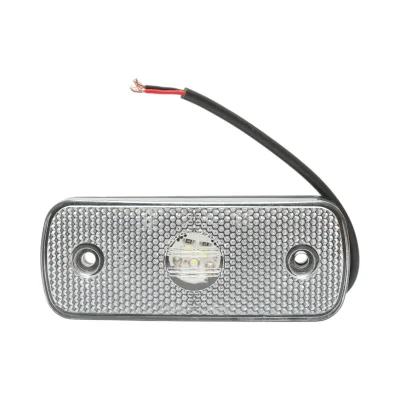 Luce di posizione laterale sottile LED 12-24V bianco 108x43,5x12mm Breckner Germany