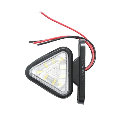 Luce di posizione laterale triangolare a LED 12-24V, bianco-rosso FR0101 Breckner Germany