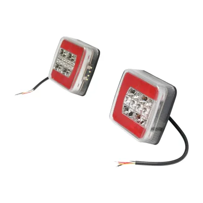 Luce di stop per rimorchio con LED 12/24 V set 106,4x98,8x35mm - immagine 2