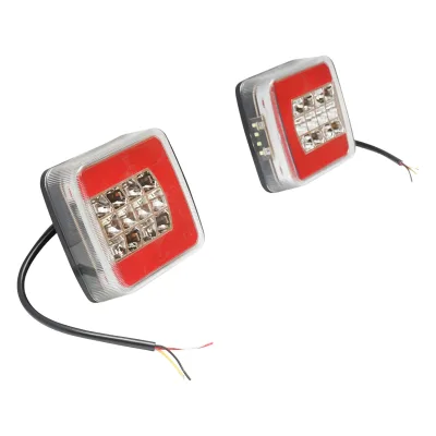 Luce di stop per rimorchio con LED 12/24 V set 106,4x98,8x35mm - immagine 3