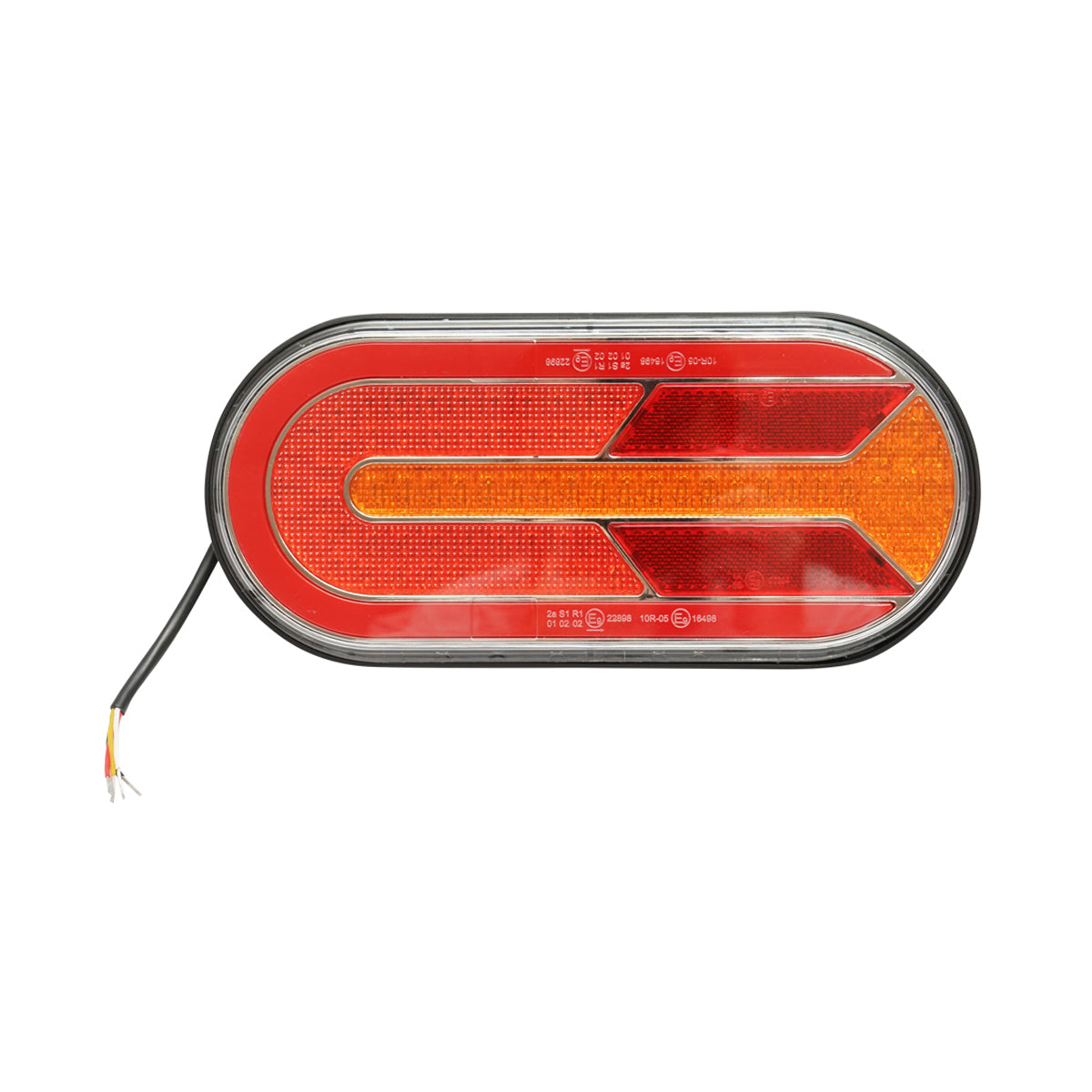 Luce freno posteriore a led 12-24V, 250x110x35mm Breckner Germany - immagine 2