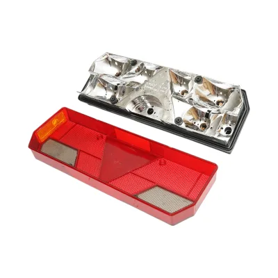 Luce freno posteriore destra 12/24V con 8 funzioni 422x148x75mm Breckner Germany - immagine 6