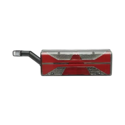 Luce freno posteriore destra LED rimorchio 24V, 7 pin ASS2.1+4x2 con luci di posizione, illuminazione targa 400x153x88mm