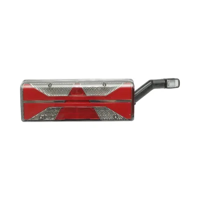 Luce freno posteriore destra LED rimorchio 24V, 7 pin ASS2.1+4x2 con luci di posizione, illuminazione targa 400x153x88mm