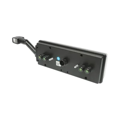Luce freno posteriore destra LED rimorchio 24V, 7 pin ASS2.1+4x2 con luci di posizione, illuminazione targa 400x153x88mm - immagine 5