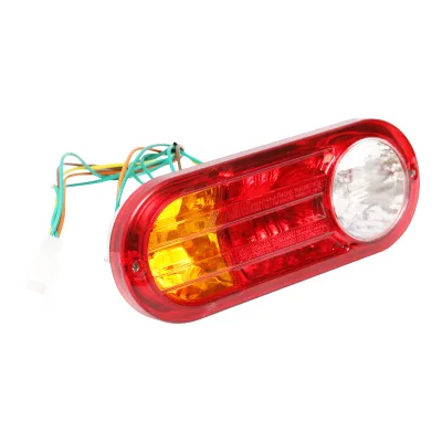 Luce freno posteriore ovale con striature 4 funzioni Breckner Germany - immagine 3