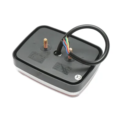 Luce freno posteriore rettangolare LED 12V/24V universale 125x95x35mm Breckner Germany - immagine 3