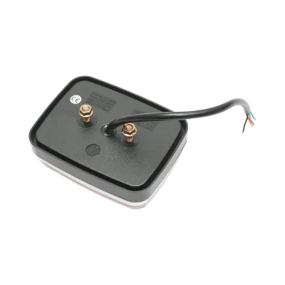 Luce freno posteriore rettangolare LED 12V/24V universale 125x95x35mm Breckner Germany - immagine 2