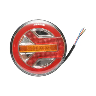 Luce freno posteriore rotonda LED 12V/24V universale 140x40mm Breckner Germany