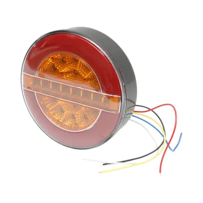 Luce freno posteriore rotonda LED 12V/24V universale 140x40mm Breckner Germany - immagine 4