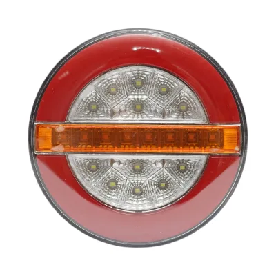 Luce freno posteriore rotonda LED 12V/24V universale 140x40mm Breckner Germany
