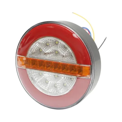 Luce freno posteriore rotonda LED 12V/24V universale 140x40mm Breckner Germany - immagine 4