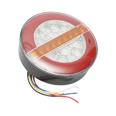 Luce freno posteriore rotonda LED 12V/24V universale 140x40mm Breckner Germany - immagine 3