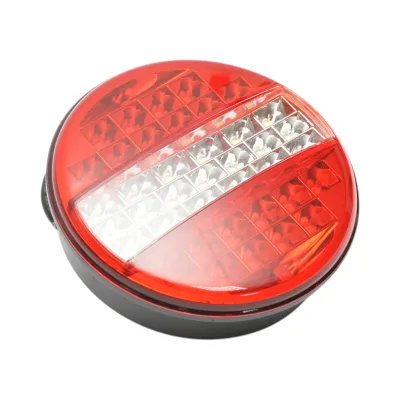 Luce freno posteriore rotonda LED 12V/24V universale 142x45mm Breckner Germany - immagine 3